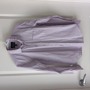 Bonobos Washed Button-Down Shirt, light purple, tailored fit, size small